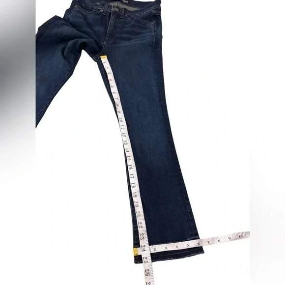 VERONICA BEARD Womens Jeans Carly “11 Kick Flare In Midnight Stretch Size 24 - Picture 9 of 14